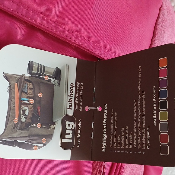 Hula Hoop Carry-All Messenger Bag by Lug - Picture 12 of 15